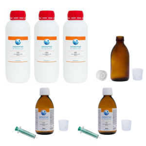 3 CDS da 1 litro + 2 CDS da 250 ml + 1 contenitore da 250 ml